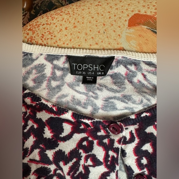 Topshop groovy button up cardigan NWOT - Picture 5 of 6